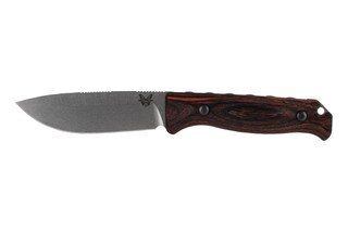 Benchmade Saddle Mountain Skinner features a 4.2" inch fixed blade